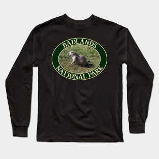 Prairie Dog at Badlands National Park in South Dakota Long Sleeve T-Shirt